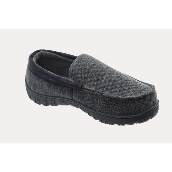 Men Slippers Bigwow Men Moccasin Slippers Size 8 Gray - Picture 1 of 9
